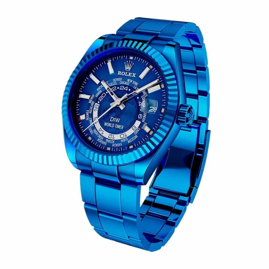 Blue Worldtimer DLC 42mm Men