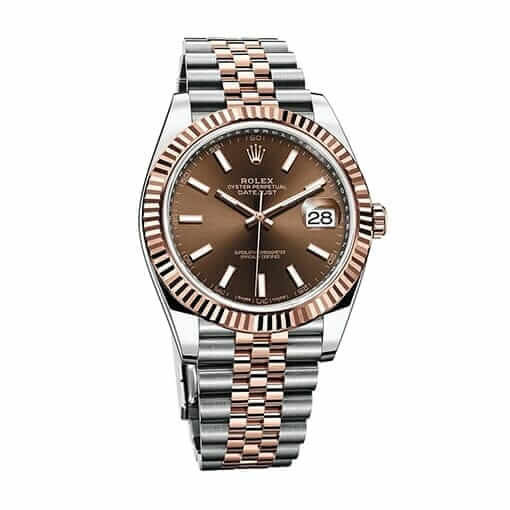 Chocolate Dial Everose Gold Jubilee 41mm Men