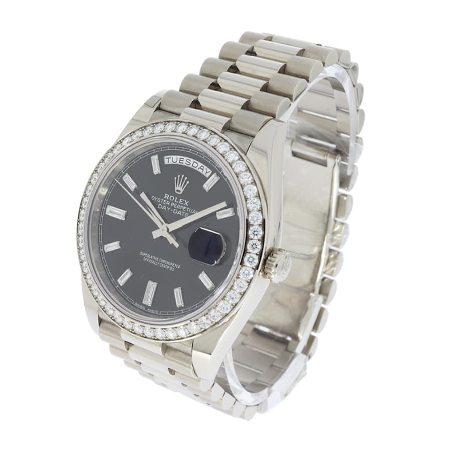 Black Dial Rose Gold 40mm Men