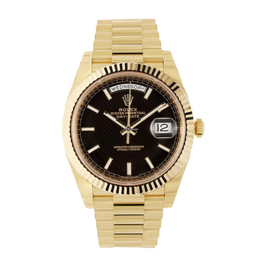 Black Dial Rose Gold 40mm Men