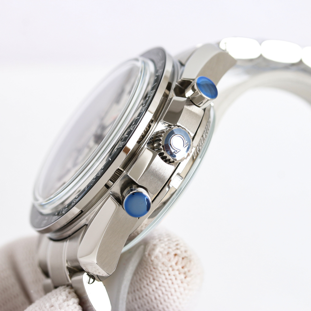 Professional Racing Chronograph | White Panda Dial & Orange Accents