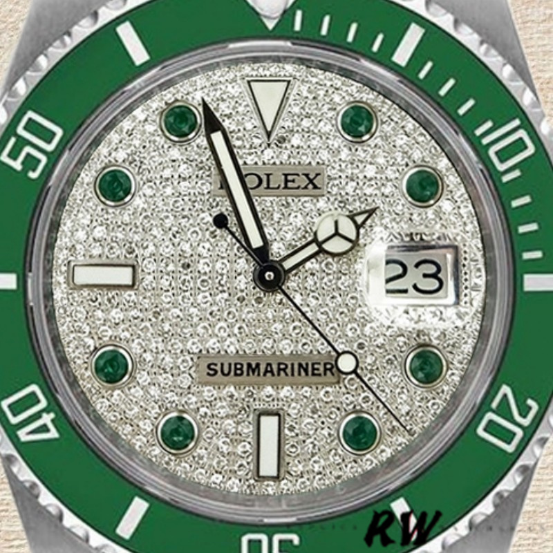Diamond Paved Dial Automatic Diver