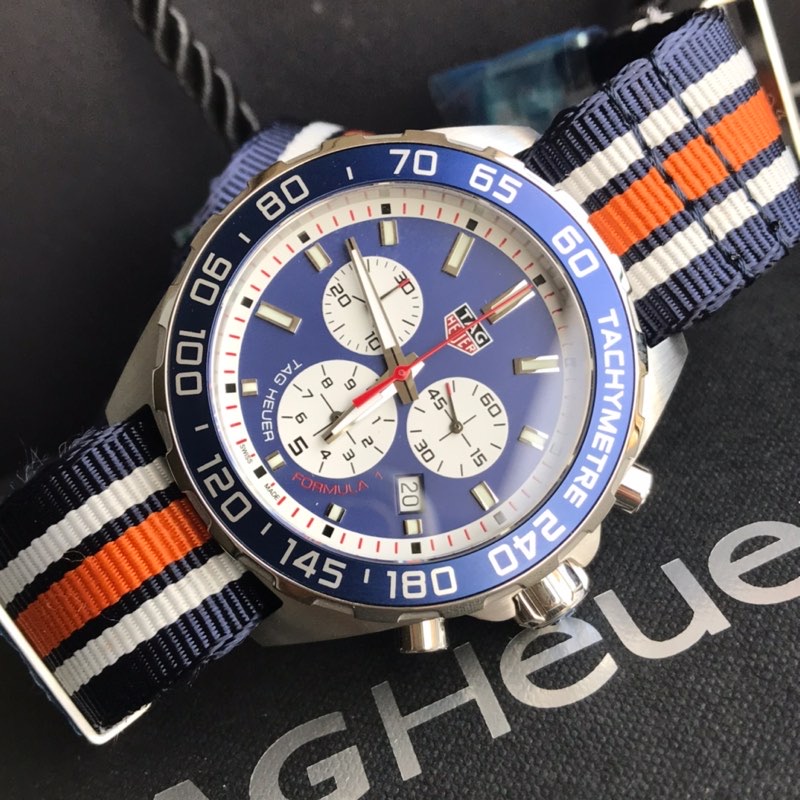Monaco Bay Racer Chronograph - NATO Edition