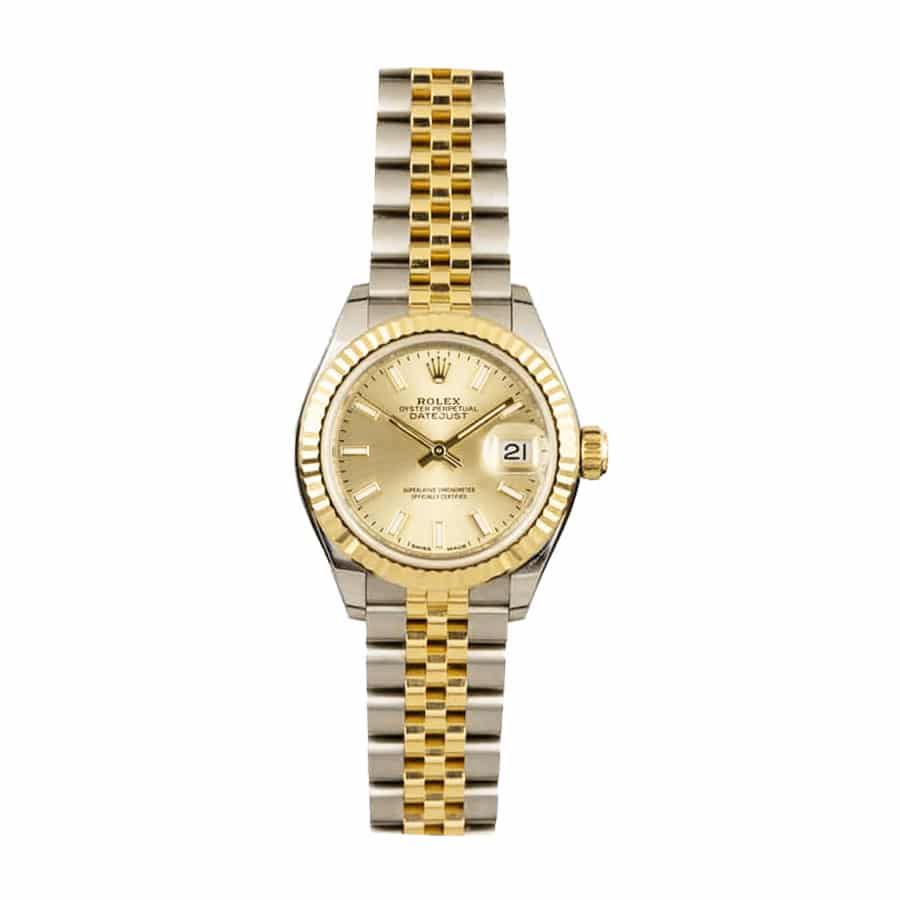 Champagne Dial Yellow Gold 28mm Lady