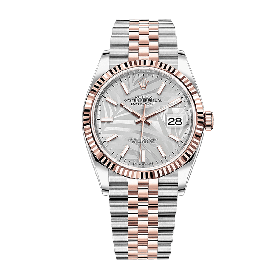 Two-Tone Grey Dial 36mm Men