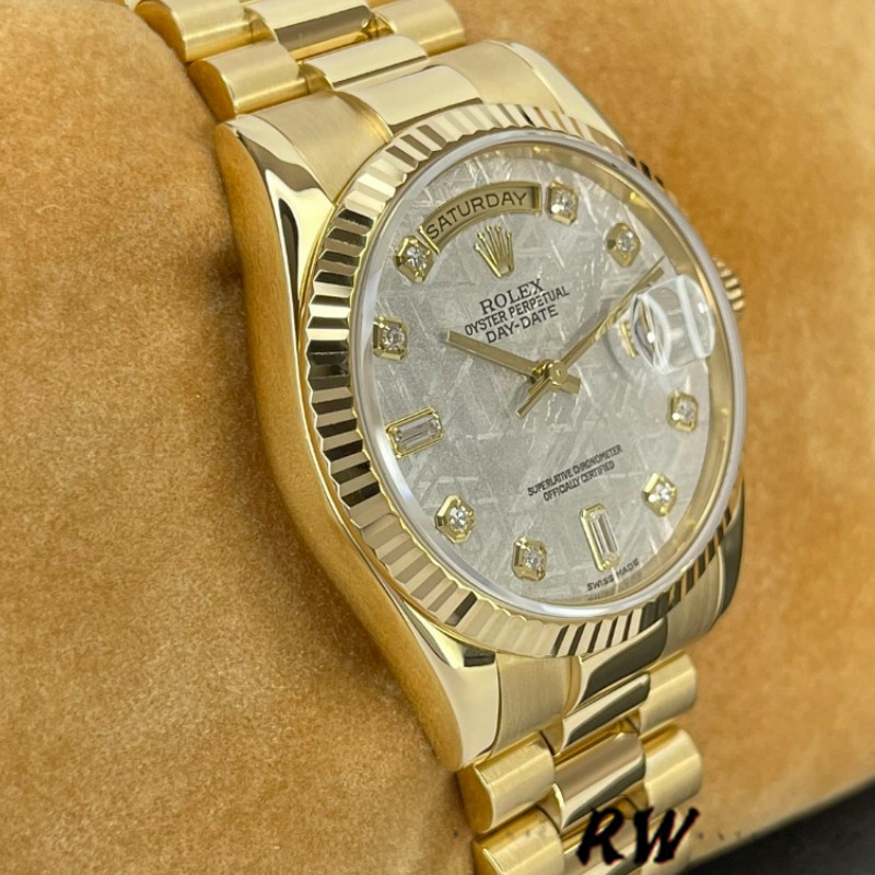 Diamond Meteorite Dial Date