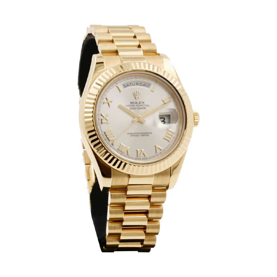 White Roman Dial White Gold 40mm Men