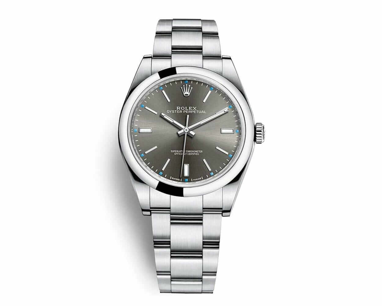 Ice Blue Dial Stainless Steel 39mm Men
