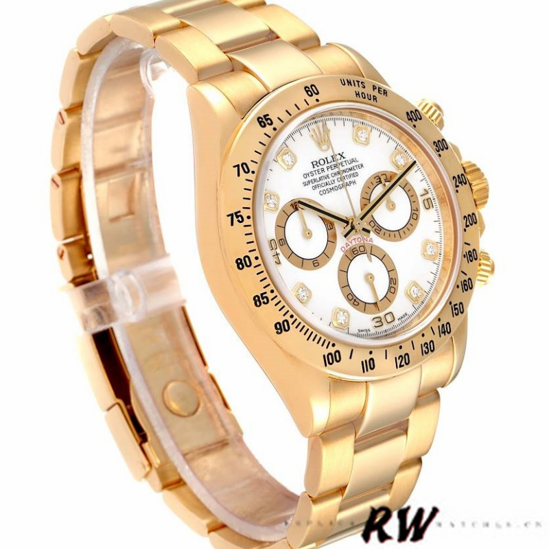 White Diamond Dial Two-Tone 40mm Men