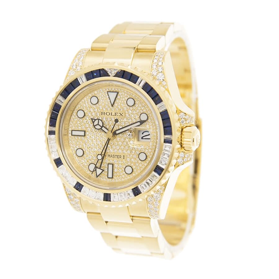Gold Diamond Dial 40mm Men