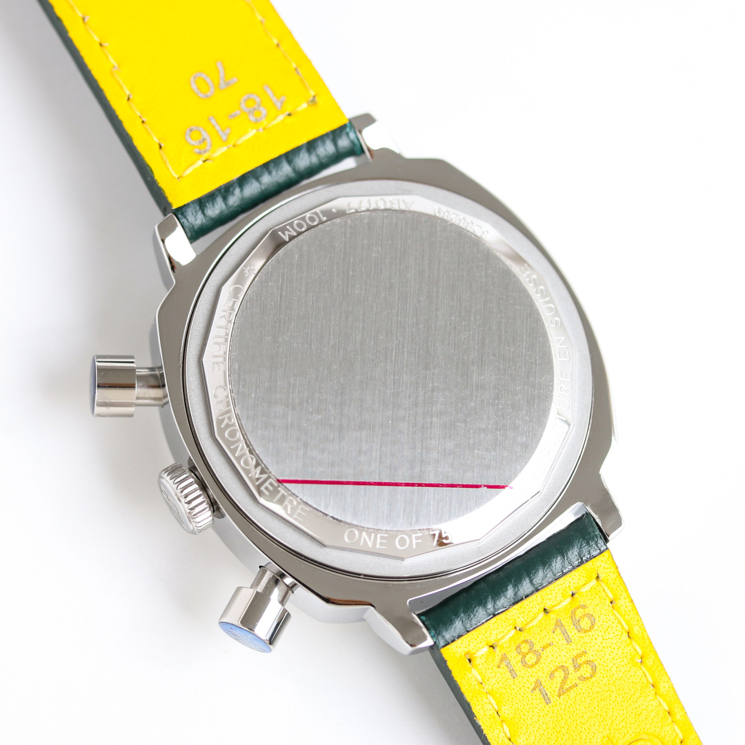Green Racing Chronograph | 38mm Cushion Case