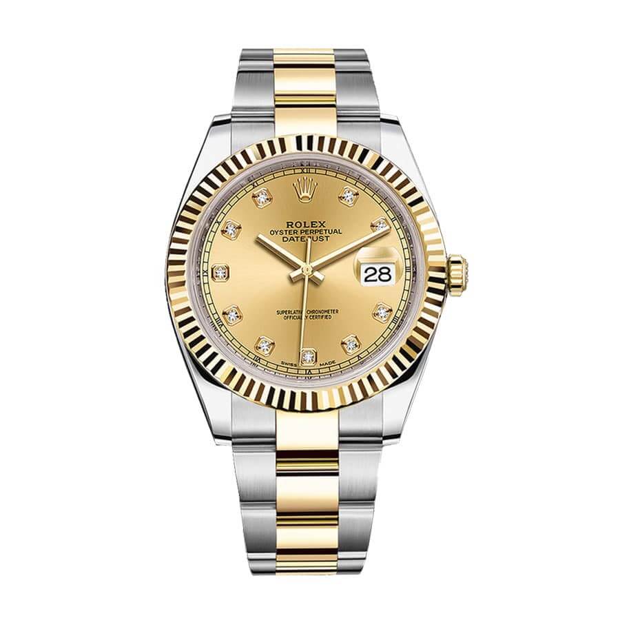 Champagne Dial Two-Tone 41mm Men